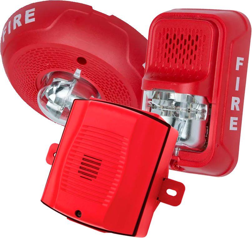 Sensores de audio y sirenas.